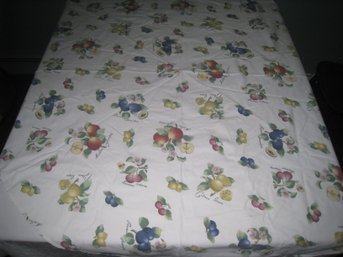 Three French Fruit Motif Round Table Cloths