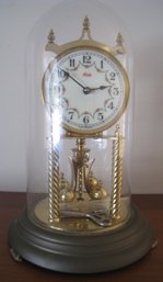 Anniversary Clock With Glass Dome
