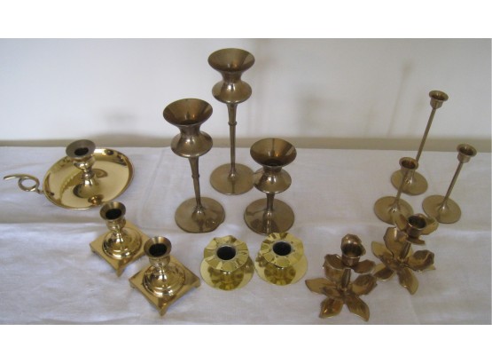 Brass Candle Holders Lot #2