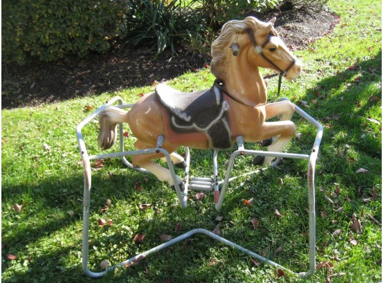 Giddy Up! Vintage Bouncy Rocking Horse