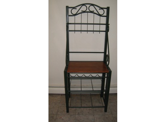 Small Metal Bakers Rack Perfect For Small Apartment Or Kitchen!