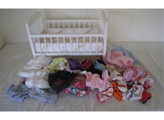 Baby Doll Clothes And Crib
