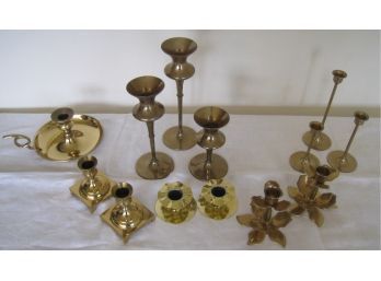 Brass Candle Holders Lot #2
