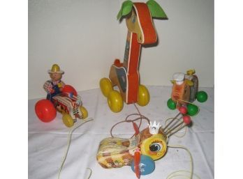 Vintage Baby Pull Toys