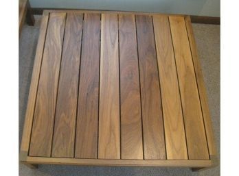 Wooden Square Low Profile Coffee Table