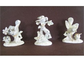 Collection Of Porcelain Bird Figurines