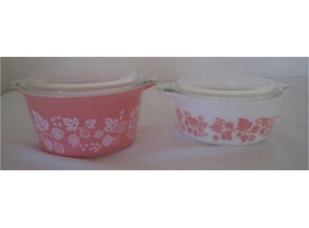 Pink And White Pyrex