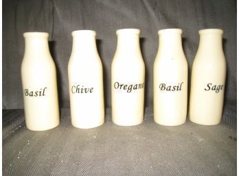 Herbal Ceramic  Milk Bottles