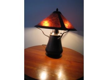 Industrial Oil Bronze Base Lamp