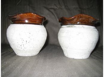 Pair Of Precious Pots