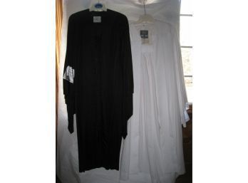 Black And White Grad Gowns