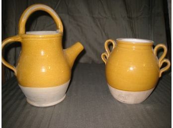 This Pair Is Golden - Hand Thrown Pottery