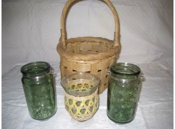 Jars And Basket