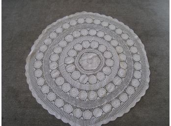 Round Crocheted Cloth