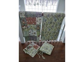 Set Of Two Matching Reversible Quilts With Shams
