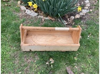 Classic Wooden Garden Or Tool Caddy