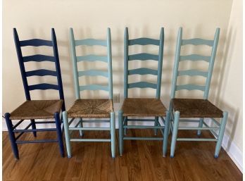 Set Of Ladderback Chairs