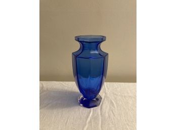 Gorgeous Giovani Lead Crystal Blue Vase