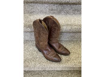 Pony Up Cowgirl -Dan Post Leather Boots 9m