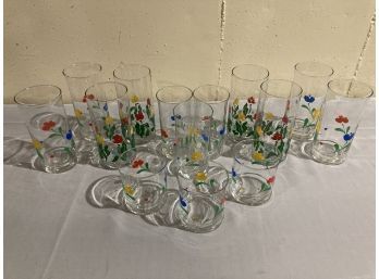 Cheerful Garden Party Glasses