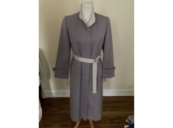 Lovely Lavender Trench Coat 3/4 Length 11/12