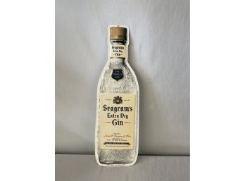 Seagrams Extra Dry Gin Sign