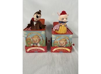 Lot Of 2 Jack In The Boxes