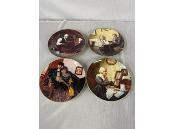 And Another.......4 Plate Set Of Norman Rockwell