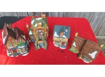 Manchester Square Dickens Village With People Set Of 25