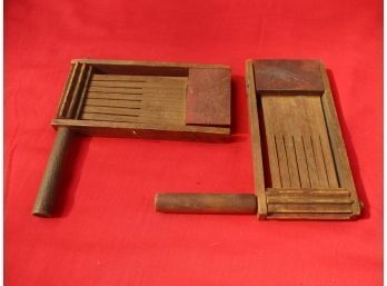 Antique Wooden Noise Makers