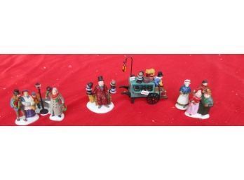 The Village People-   Set Of 3 Christmas Themed Villagers