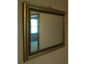 Grand Appearances- Nice Mirror With Gold Painted Frame