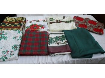 Merry Merry Christmas Table Linens