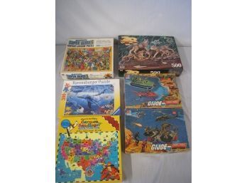 Lot Of 6 Puzzles