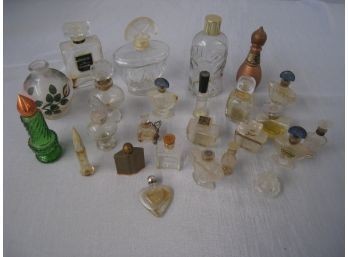 The Scent Of A Woman .... Vintage Perfume Bottle Lot