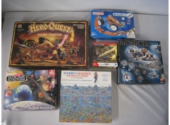 Puzzling Puzzles, Lego And Hero Quest Board Game