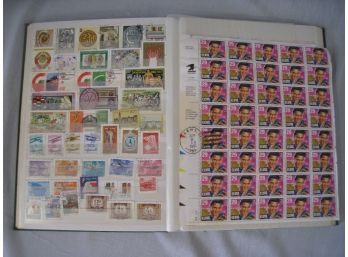Stamp Book With Stamps