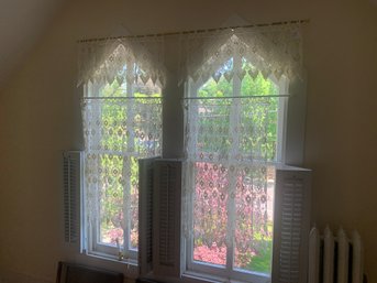 Vintage Lace Curtains In Varying Sizes