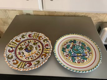 Decorative Wall Plates From Italy And Pakistan