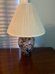 Set Of Vintage Macau Porcelain Chinoiserie Jar Table Lamps