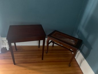 Two Small Side Tables