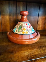 Morroccan Cooking Tangine - Handpainted