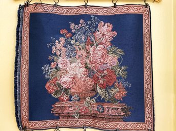 Antique Floral Tapestry Made In Italy