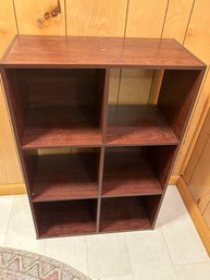 Wood Cubby Bookcase