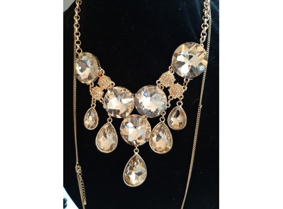Jewelry - A Large Estate Collection Of Necklaces, Chokers, Pendants, Earrings, Etc