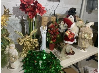 Christmas Decorations - Glittering Gold Tree Stand, Gold Metallic Tree Decor