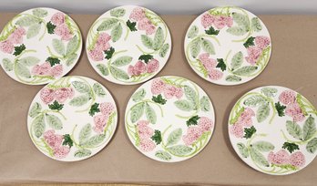 8.5' Strawberry Lunch Plates Set Of 6