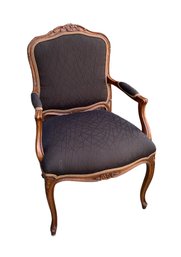 1980s Louis XV Style Bergere Chair