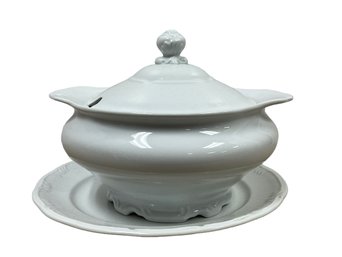 Schmidt Ironstone Soup Tureen And Serving Dish