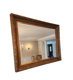 JK Impressive Carved Gilt Beveled Edge Mirror **SUNDAY 2/25 PICK UP IN SYOSSET**